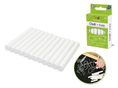 Krafty Kids: Lil' Artist Dustless Chalk 12pk B) White