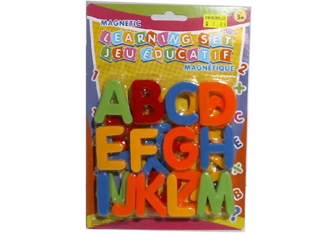 Magnetic alphabet uppercase for ages 3 and up