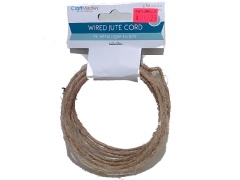 Wired Jute Cord  6 Ply