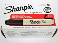 SHARPIE CHISELTIP PERMANENT MARKER 12/BX