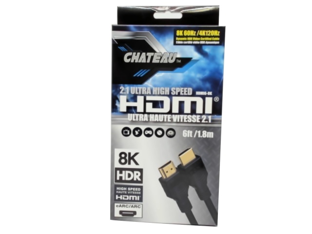 HDMI2.1 high speed 8K cable 6 foot