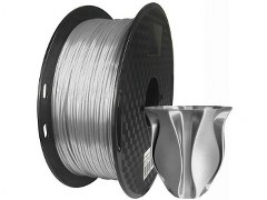 3D Printer filament light Silver PLA 1.75mm 1kg CloneBox