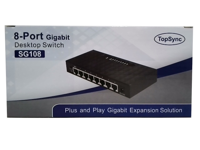 Accessory - Network Switch 8 Port Gigabit TopSync