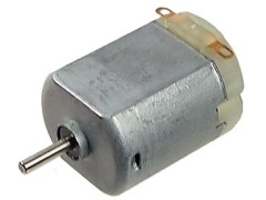 1.5 VDC electric motor. 12 600 RPM