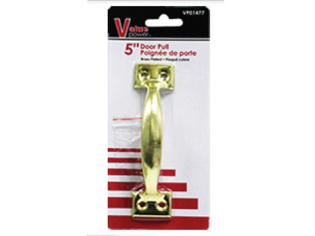 Door Pull 5 \'inch Brass Plated