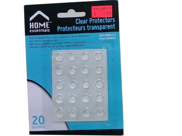 H.E. 20pc. Bumper Protectors, Clear