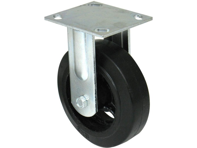 Caster rubber rigid 6 inch 485lb. - 220kg.