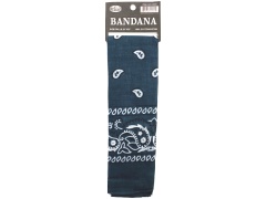 Bandana Printd Dk. Gry 21X21 inches