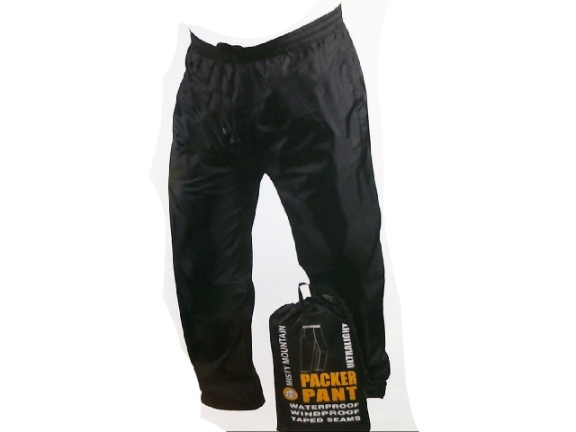 Mens Ultralight Packer Rain Pant Large