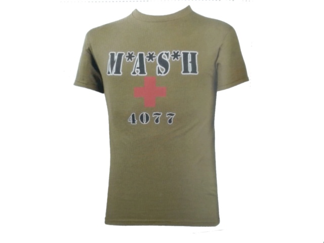 Olive T-shirt - MASH - Small