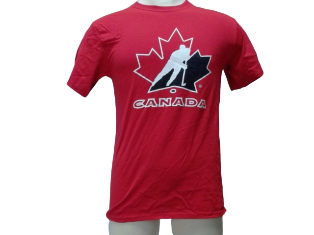 T-Shirt Red Large Team Canada