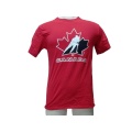 T-Shirt Red Small Weed Canada