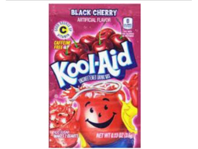 Kool Aid Envelopes Black Cherry 4x48/3.9 g