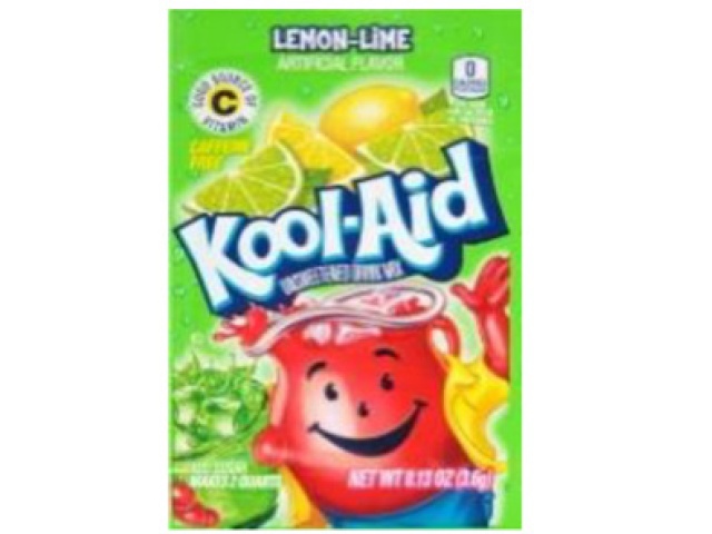 Kool Aid Envelopes Lemon Lime 4x48/3.9 g