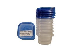 Container 8 Pcs Mini Ziplock