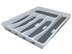 Cutlery tray large anti slip 6 sections