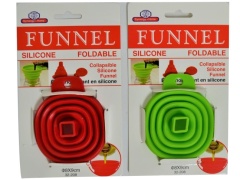 FUNNEL SILICONE ASST'D COLORS