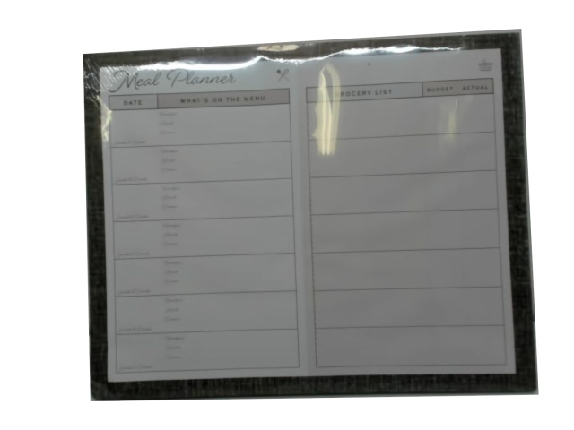 Meal Planner Desk Pad 10 x 8\