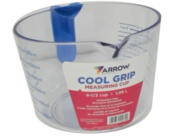 Measuring Cup 4.5 Cup Cool Grip Plastic Arrow