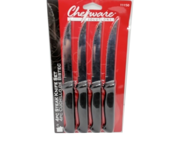 Steak Knife Set 4pc. Chefware