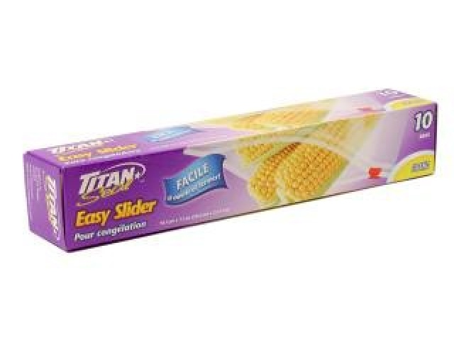 Titan Large Slider Bags 10pk/24cs