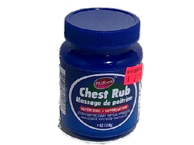 Pur-est Chest Rub 4 oz.