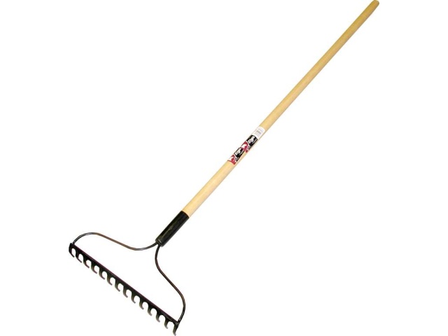 Bow garden rake 54 inch 14 tooth