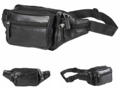 Waist pack leather fanny pack adjusts up to 45 inch