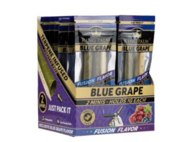 Rolls 2 Pk Blue Grape 1g King Palm