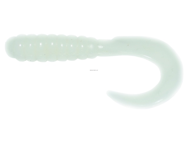 3 Curl Tail Grub White 10 per pack\