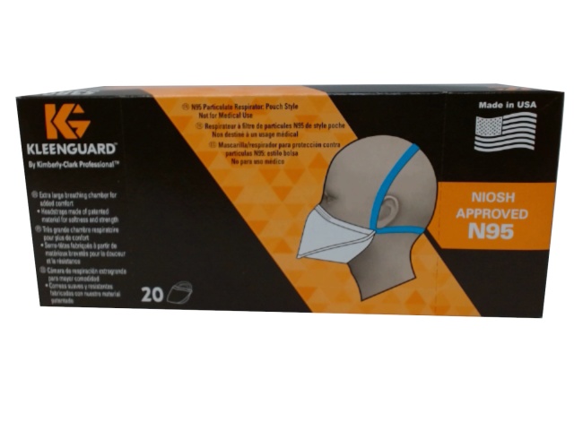 Face Mask N95 20pk. Kleenguard