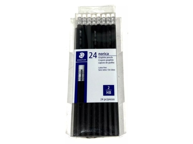 STAEDTLER 24PK NORICA HB2 PENCILS GRAPHITE