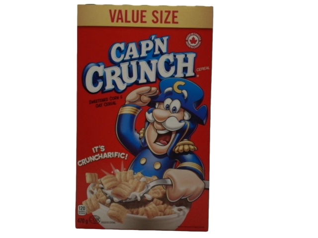 Cap\'n Crunch Cereal Value Size 470g.