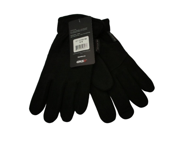 Heatlok Lined Gloves Medium Black Deerskin Leather & Polyester