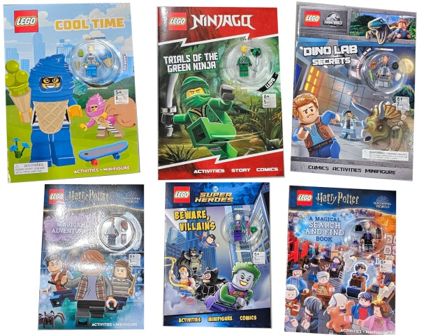 Lego Book w/Minifigure Assorted(endcap)