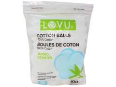 LOVU COTTON BALLS 100CT JUMBO