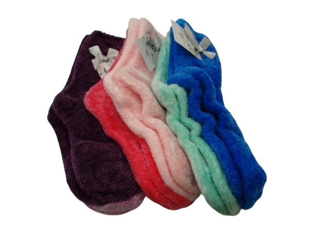 Slipper Socks 2pk. Alexa Rose Assorted