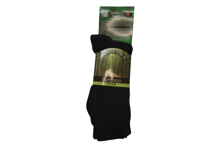 Bamboo Dress Socks Large Charcoal 3pk. J.B. Field\'s