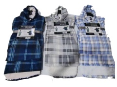 Adult Sweater with Hoodie Flannel - Sherpa – Plaid Patterns(endcap)