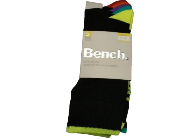 Socks Men\'s 5pk. Black Bench (HMBN095)