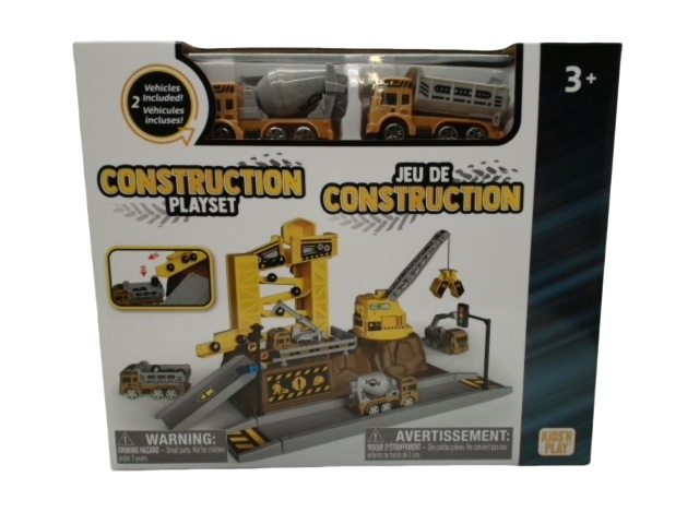 Construction Playset w/2 Vehicles Kids \'n Play