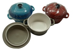 Over Dish 283mL Round Ceramic Assorted Colours