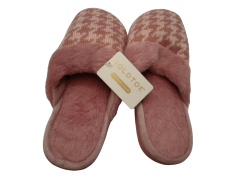 Ladies Memory Foam Slippers Mauve Goldtoe