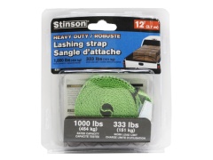 Lashing strap 12 foot 3.7m 1000lb 454kg Stinson