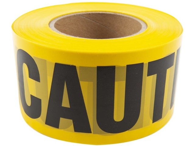 Caution tape 3 inch by 1000 feet