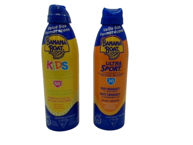 Banana Boat Sunscreen Spray 226g. Assorted