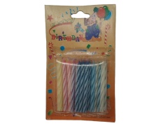 Birthday Candles 24pk. 2 Ass't Colours