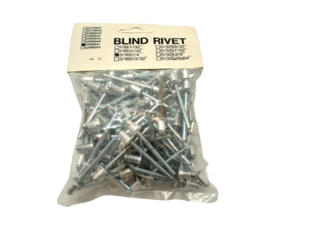 Blind Rivets Pack 3/16 X 1/4\