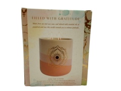 Scented Candle 11oz. Gratitude Grapefruit & Rose Essential Oil