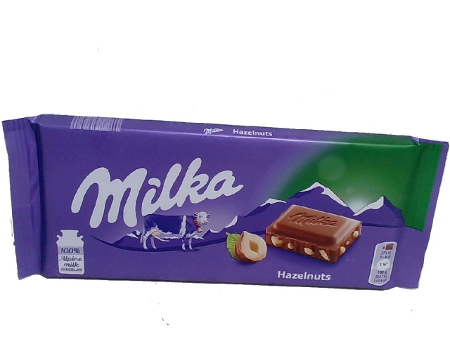 Chocolate Bar Milka Hazelnuts 100g.